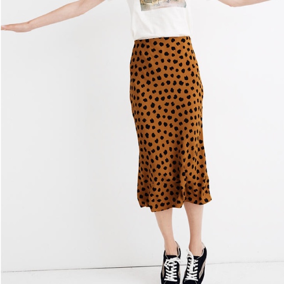 madewell painted spots skirt
